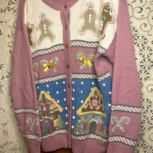 Alfred Dunner Womens Christmas Sweater Size Large